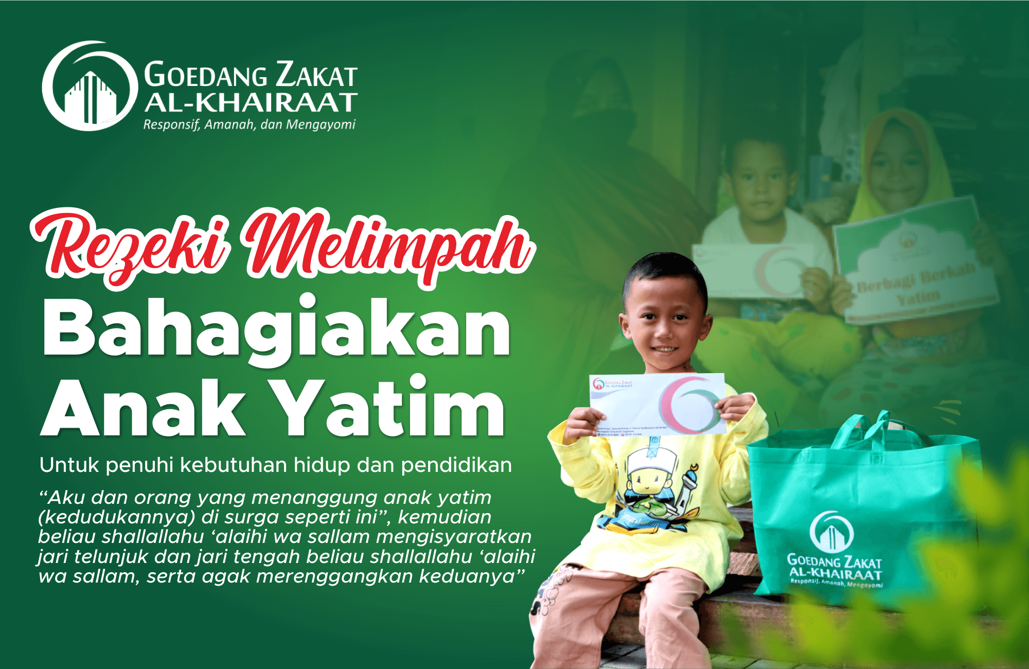 Rezeki Melimpah Dengan Berbagi Bersama Yatim