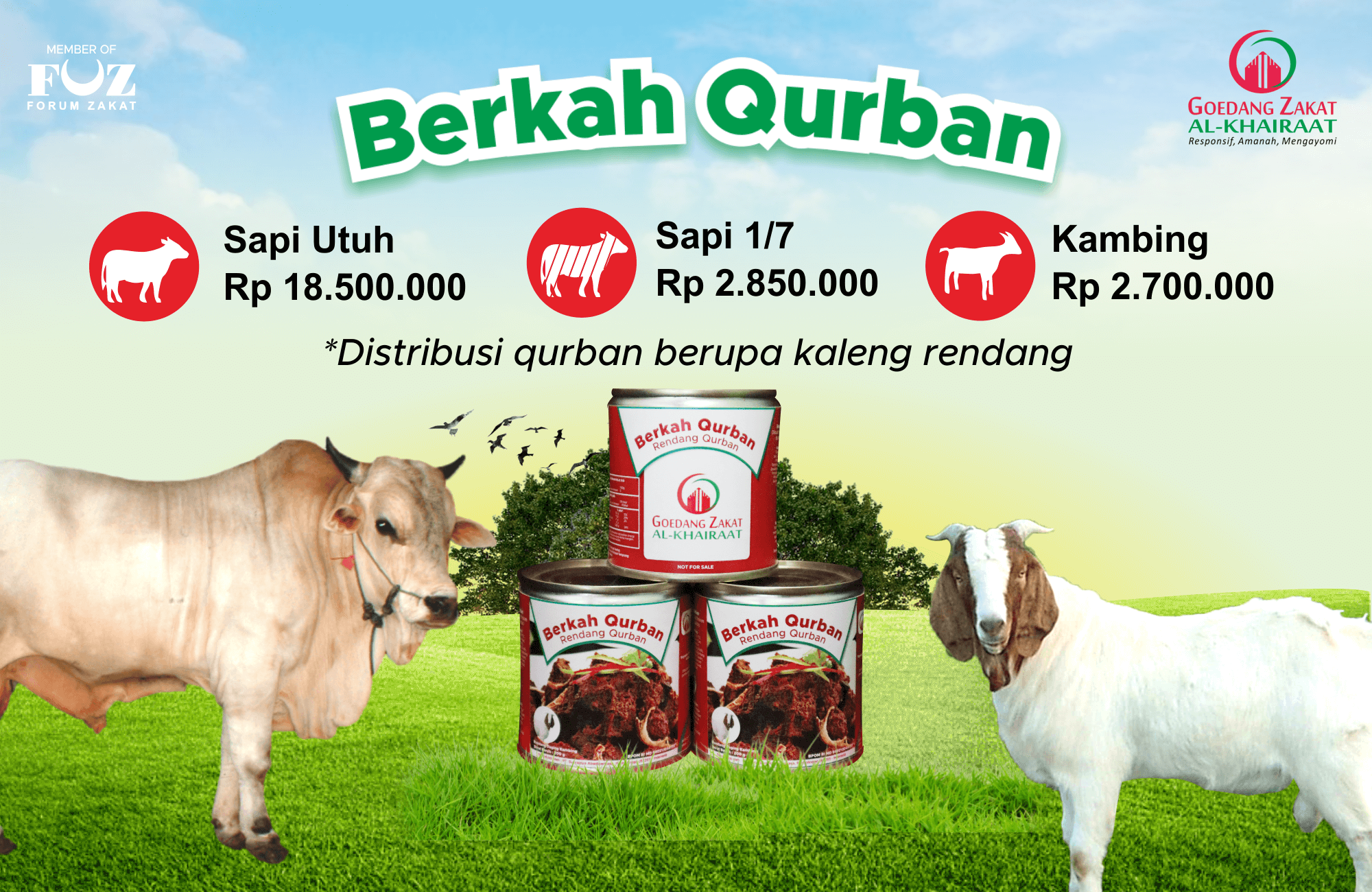 Yuk Berqurban Bersama Berkah Qurban